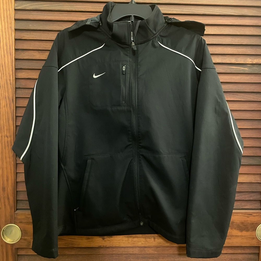 Fleece lined Nike rain jacket